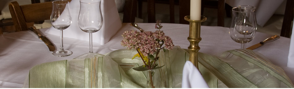 Frühstücksraum und Gästezimmer